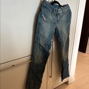 Diesel Kids Faded Blue Jeans New